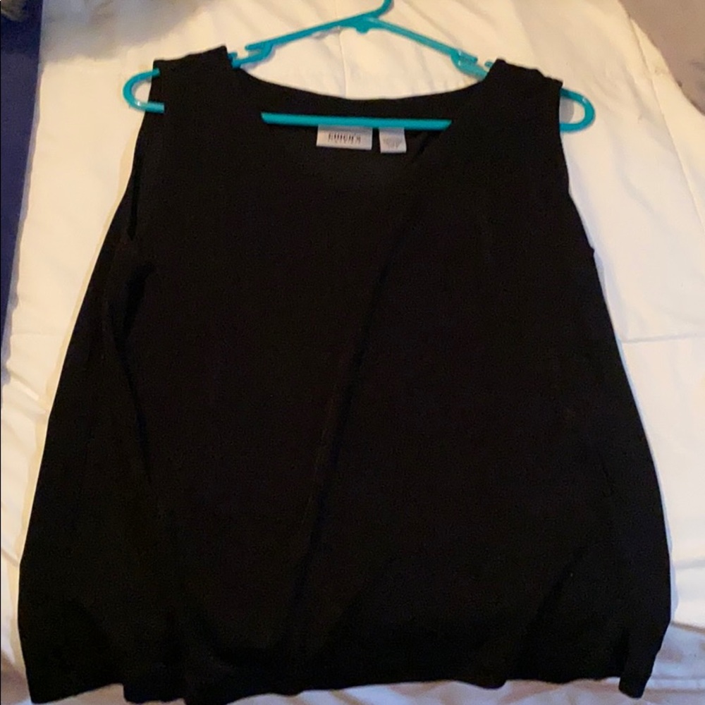 Black tank top